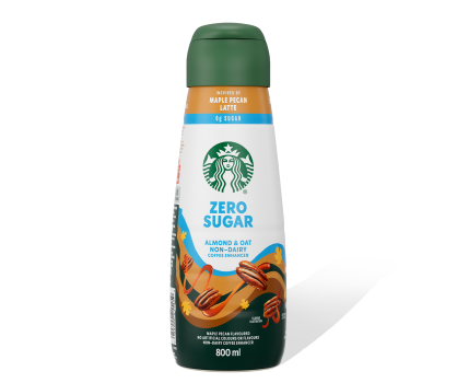 Starbucks® ZERO SUGAR Almond & Oat Non-Dairy Maple Pecan Latte 