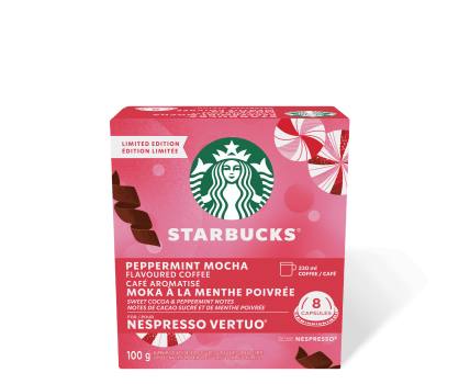 STARBUCKS® Peppermint Mocha by  Nespresso®  for Vertuo