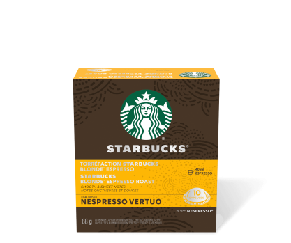 Starbucks<sup>®</sup> Torréfaction Blonde Espresso