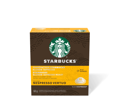 Starbucks<sup>®</sup> Blonde Espresso Roast