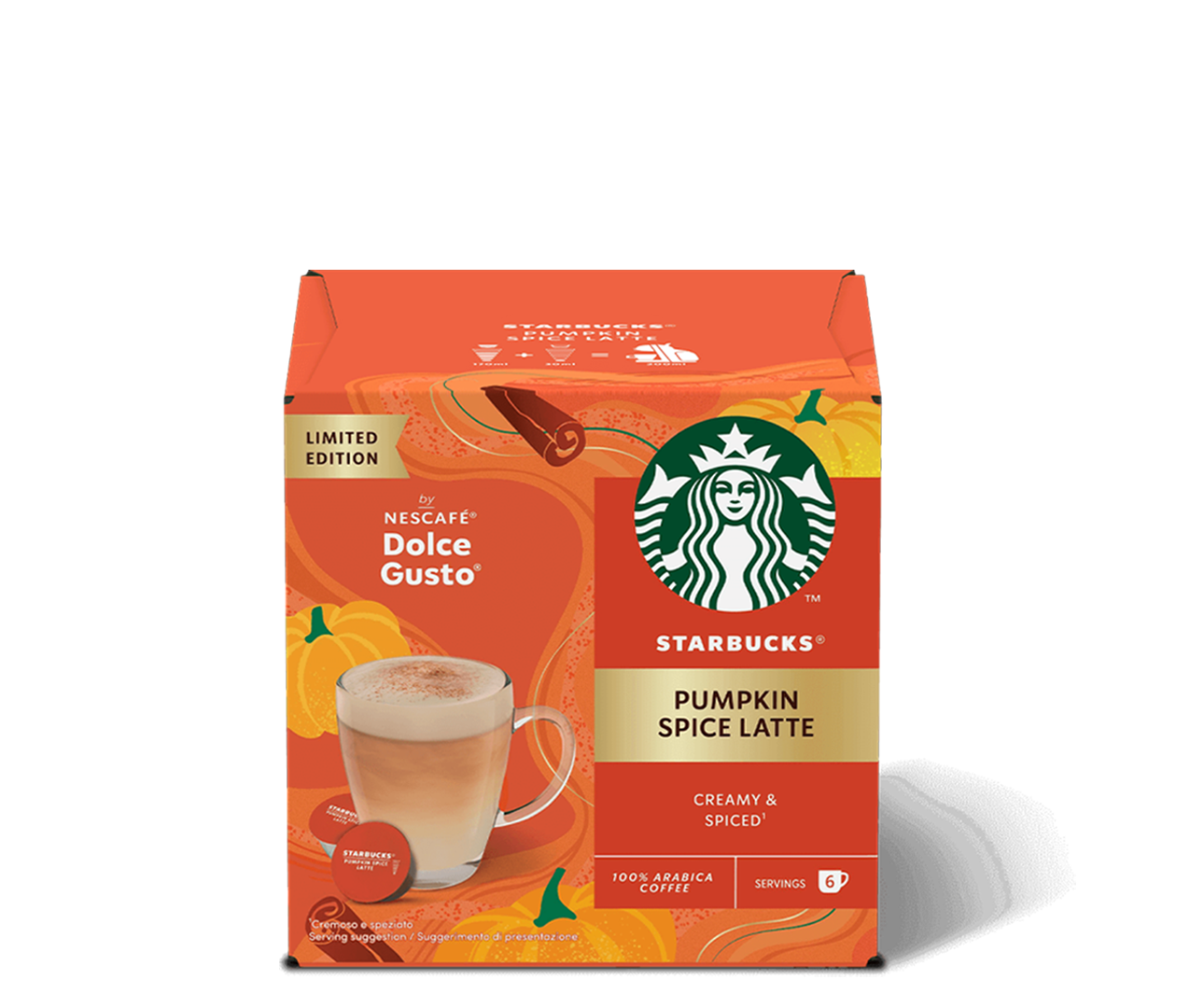 Capsules de Pumpkin Spice Latte pour NESCAFÉ® Dolce Gusto®