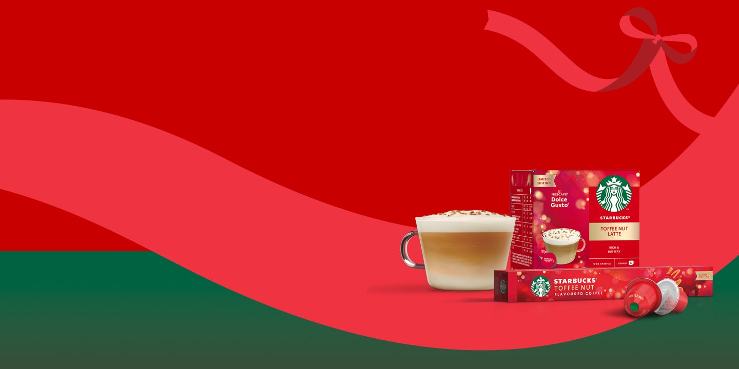 Banner de favoritos navideños de Starbucks®