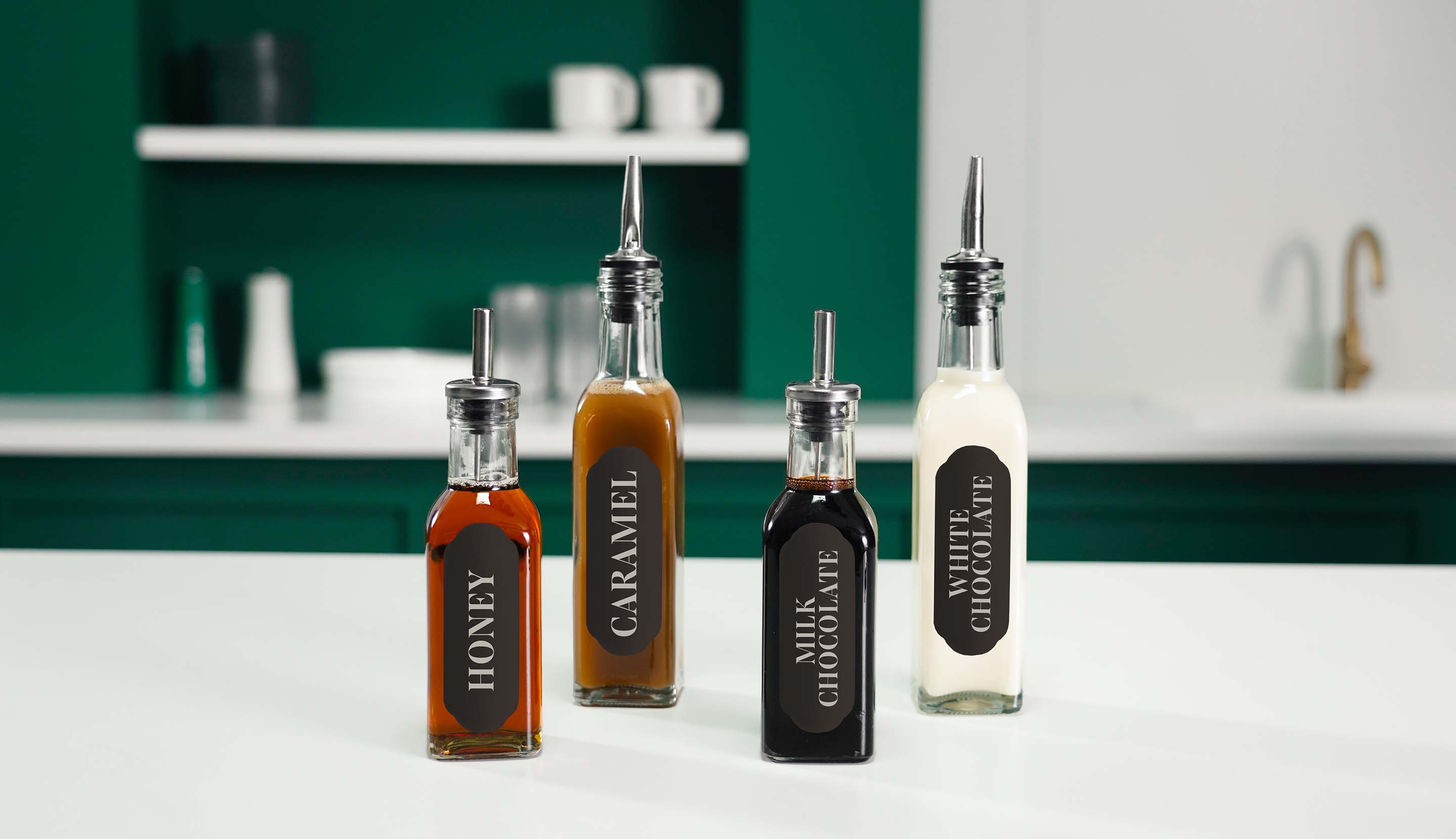 Coffee toped with caramel