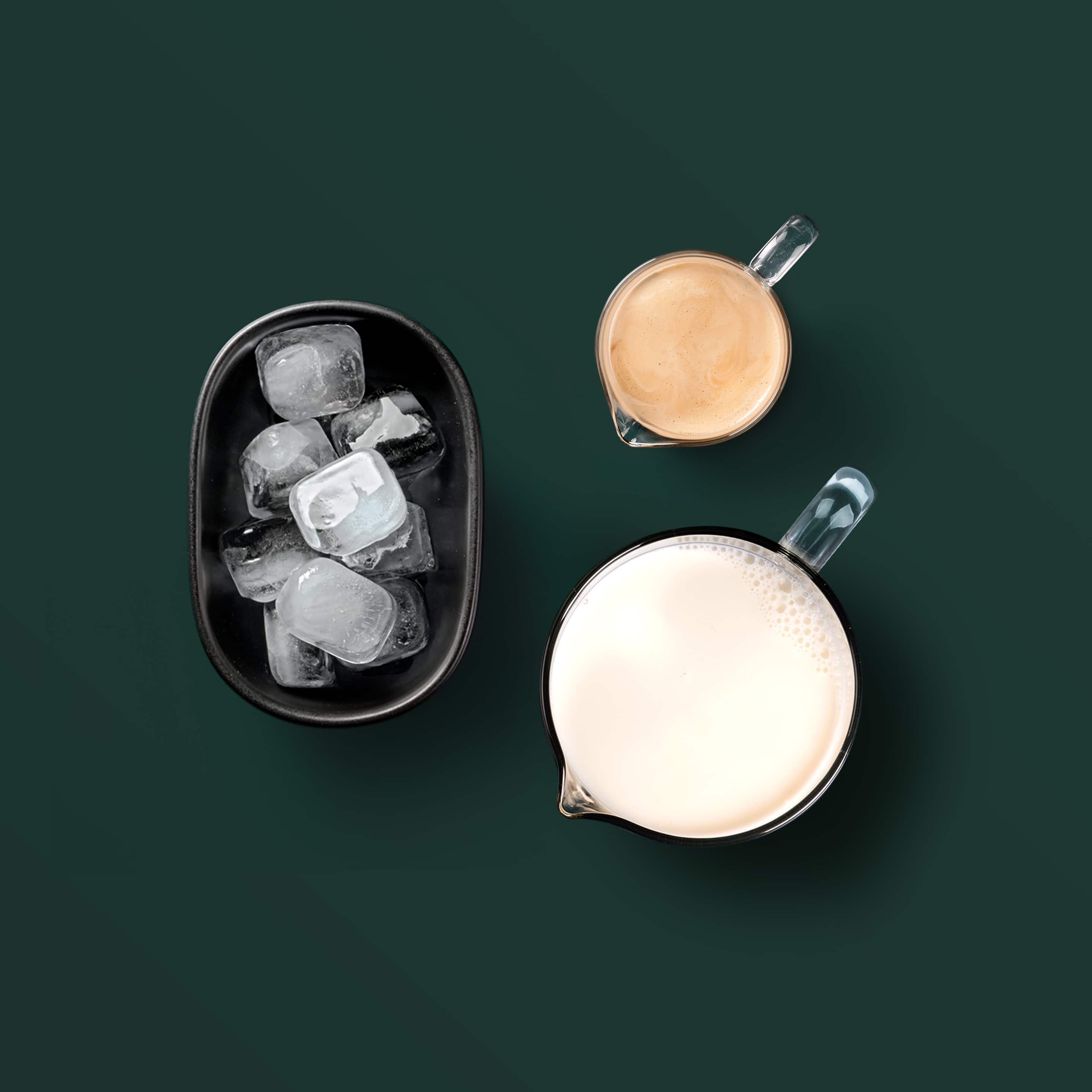 Vyshakované espresso s mlékem - Ingredience