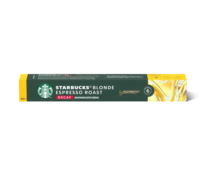 Starbucks® Blonde Espresso Roast Decaf by Nespresso