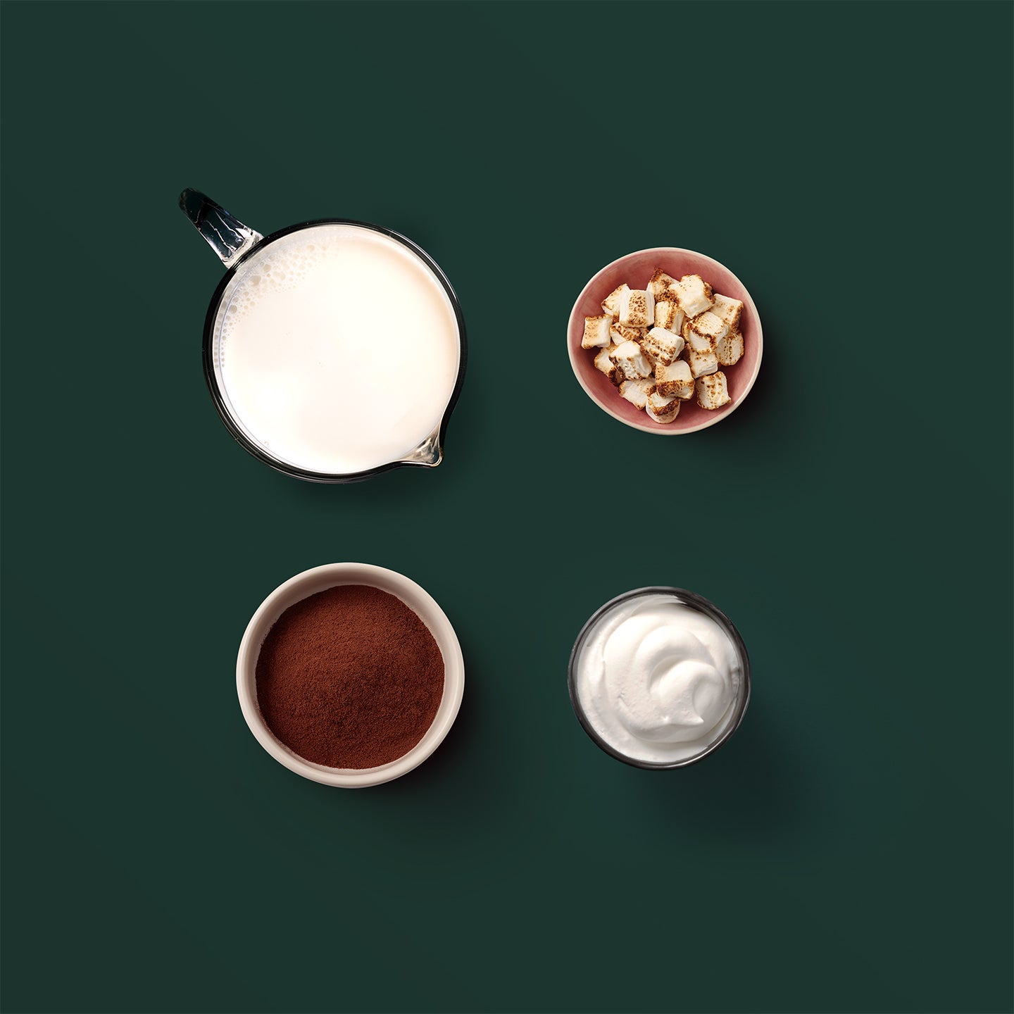 Heiße Schokolade Mit Gerösteten Marshmallows
