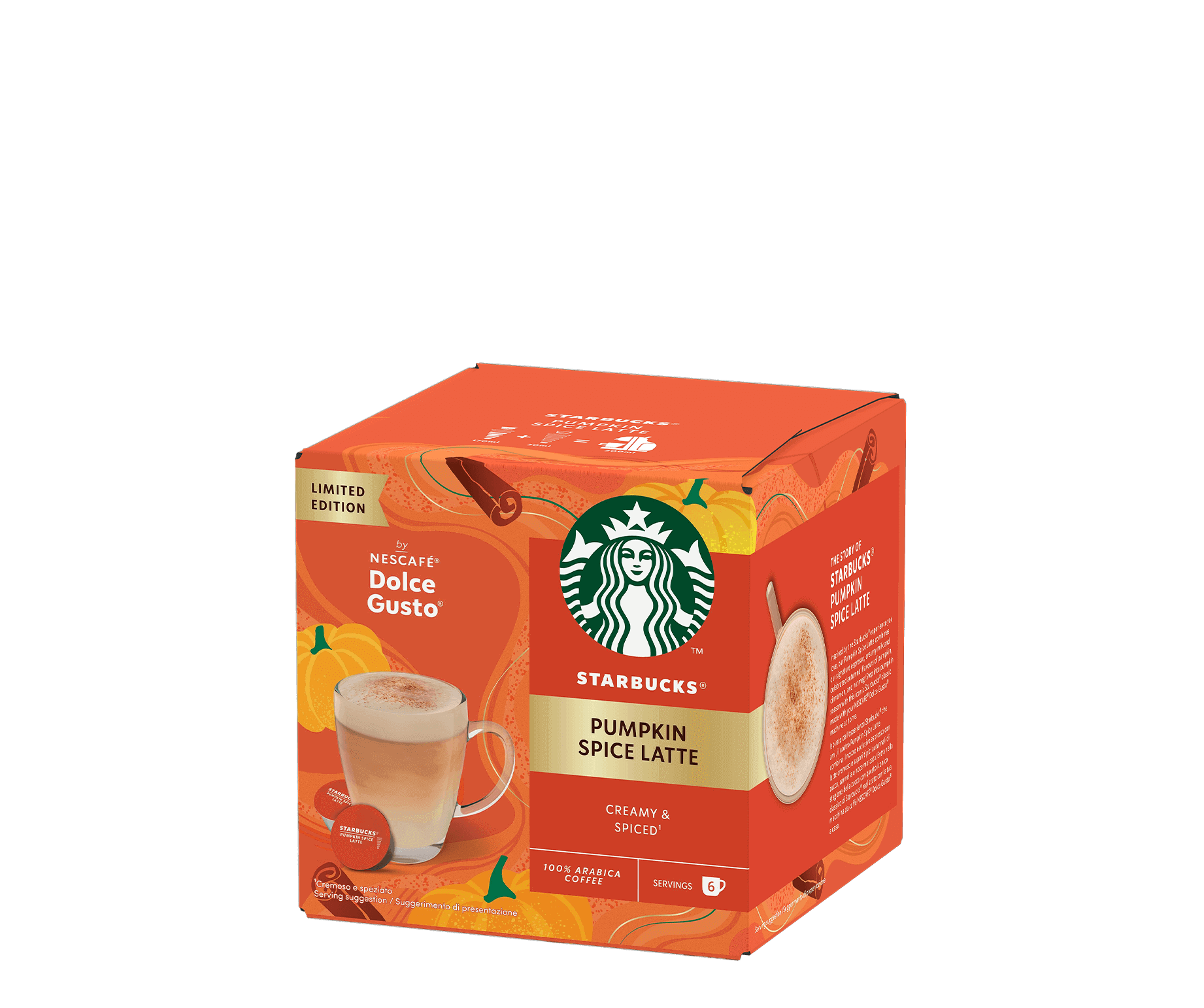Starbucks® Pumpkin Spice Latte by Nescafé® Dolce Gusto®