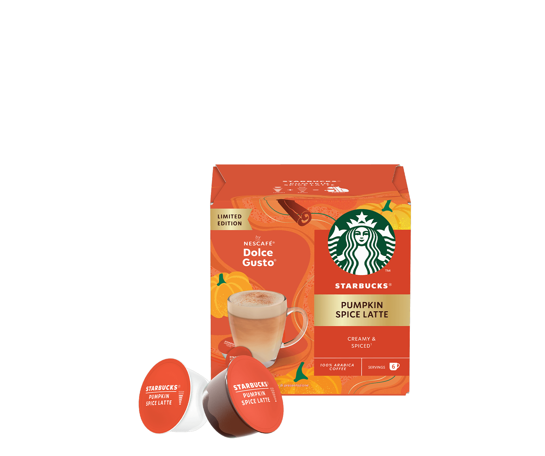 Starbucks® Pumpkin Spice Latte by Nescafé® Dolce Gusto®