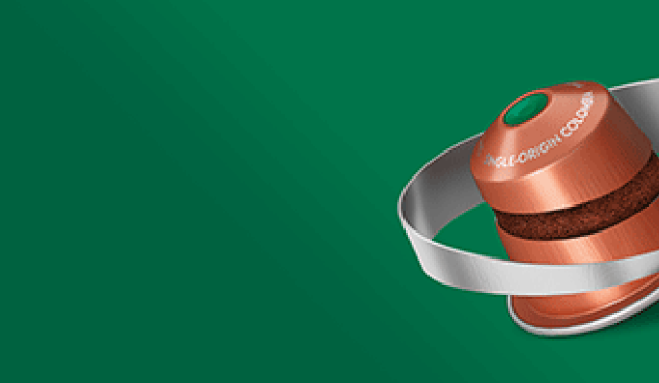 Kaffeekapseln hergestellt mit 80% recycelten Aluminium