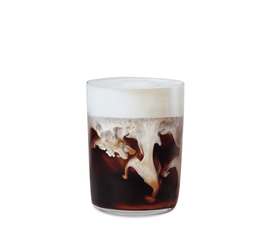 Iced Caramel Latte & Vanilla Cream