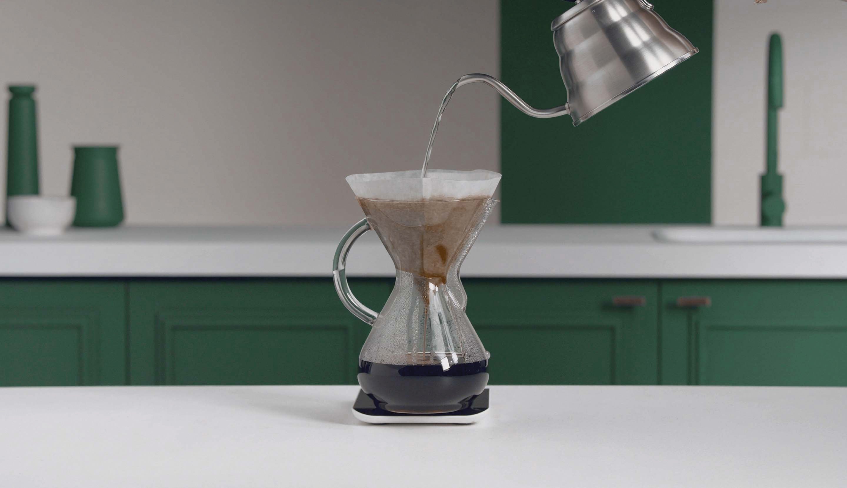 Cómo hacer café en cafetera Chemex®