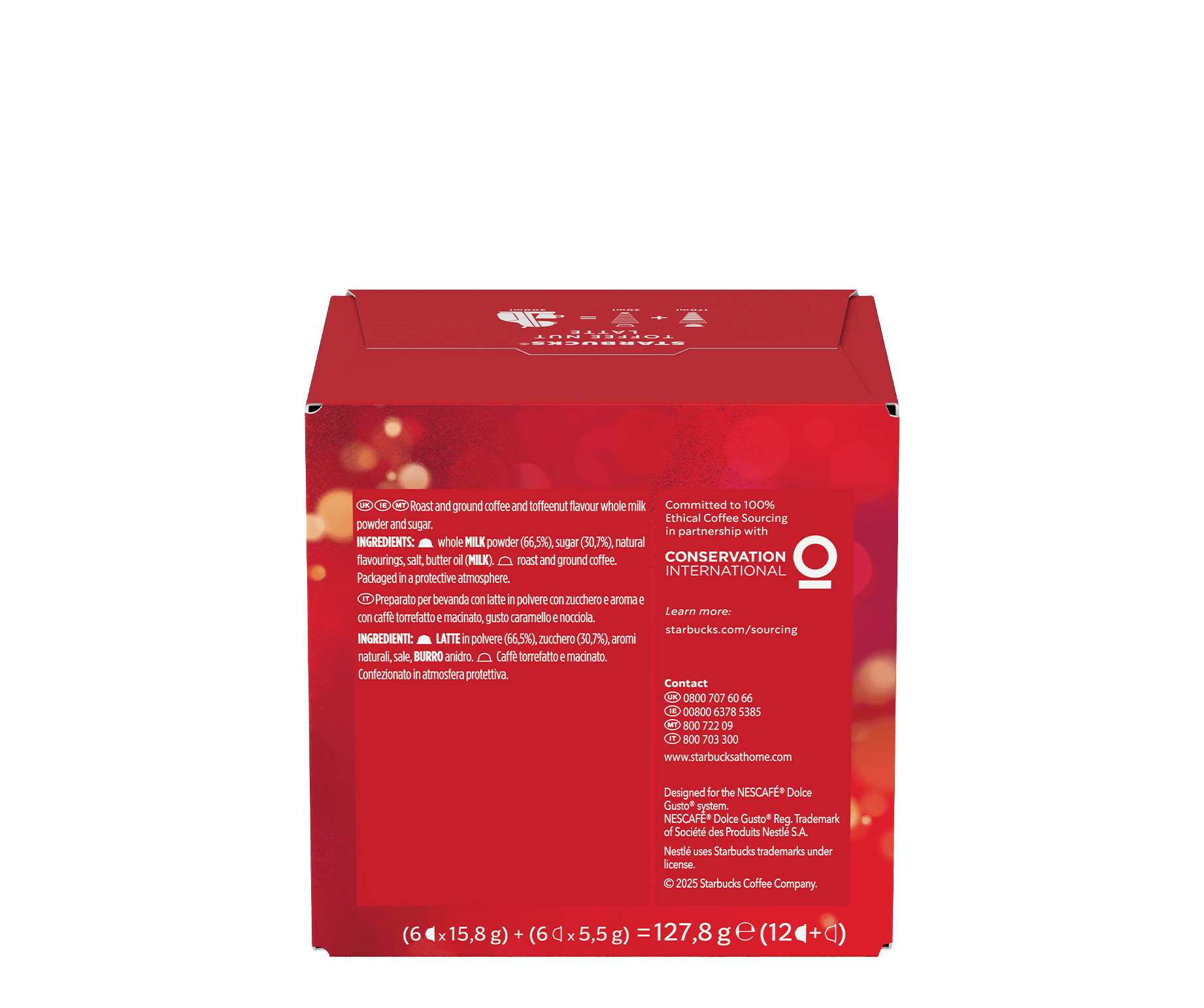 STARBUCKS® TOFFEE NUT LATTE BY NESCAFÉ® Dolce Gusto®