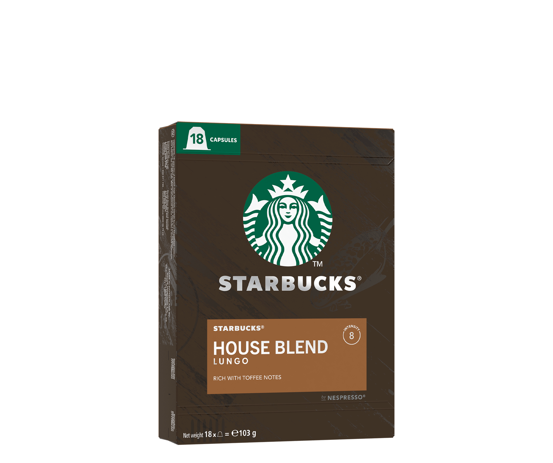 Starbucks® House Blend Lungo by Nespresso® - 36 Capsules - sivukuva