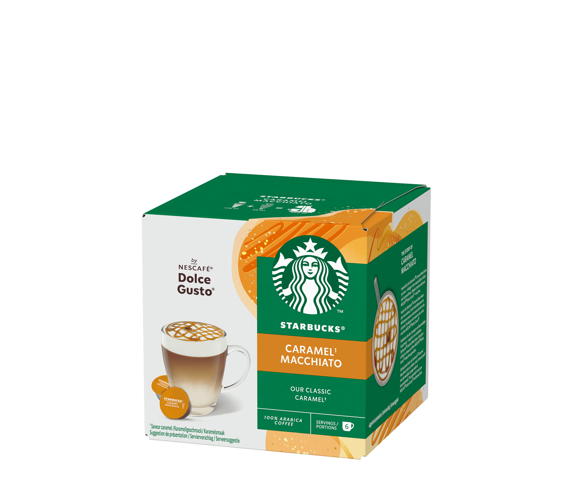 Starbucks® Caramel Macchiato by NESCAFÉ® Dolce Gusto®