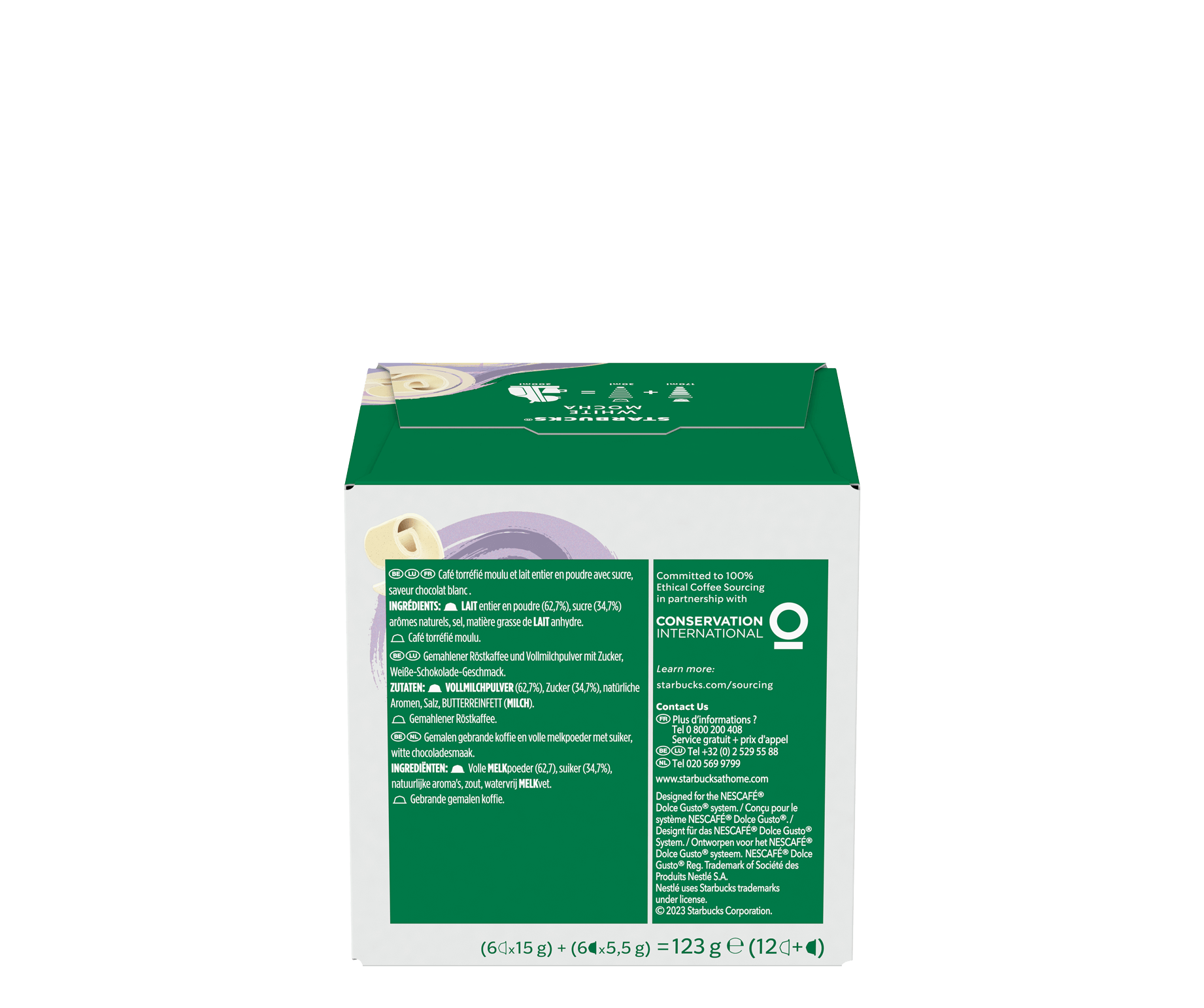 Starbucks® White Mocha by NESCAFÉ® Dolce Gusto®