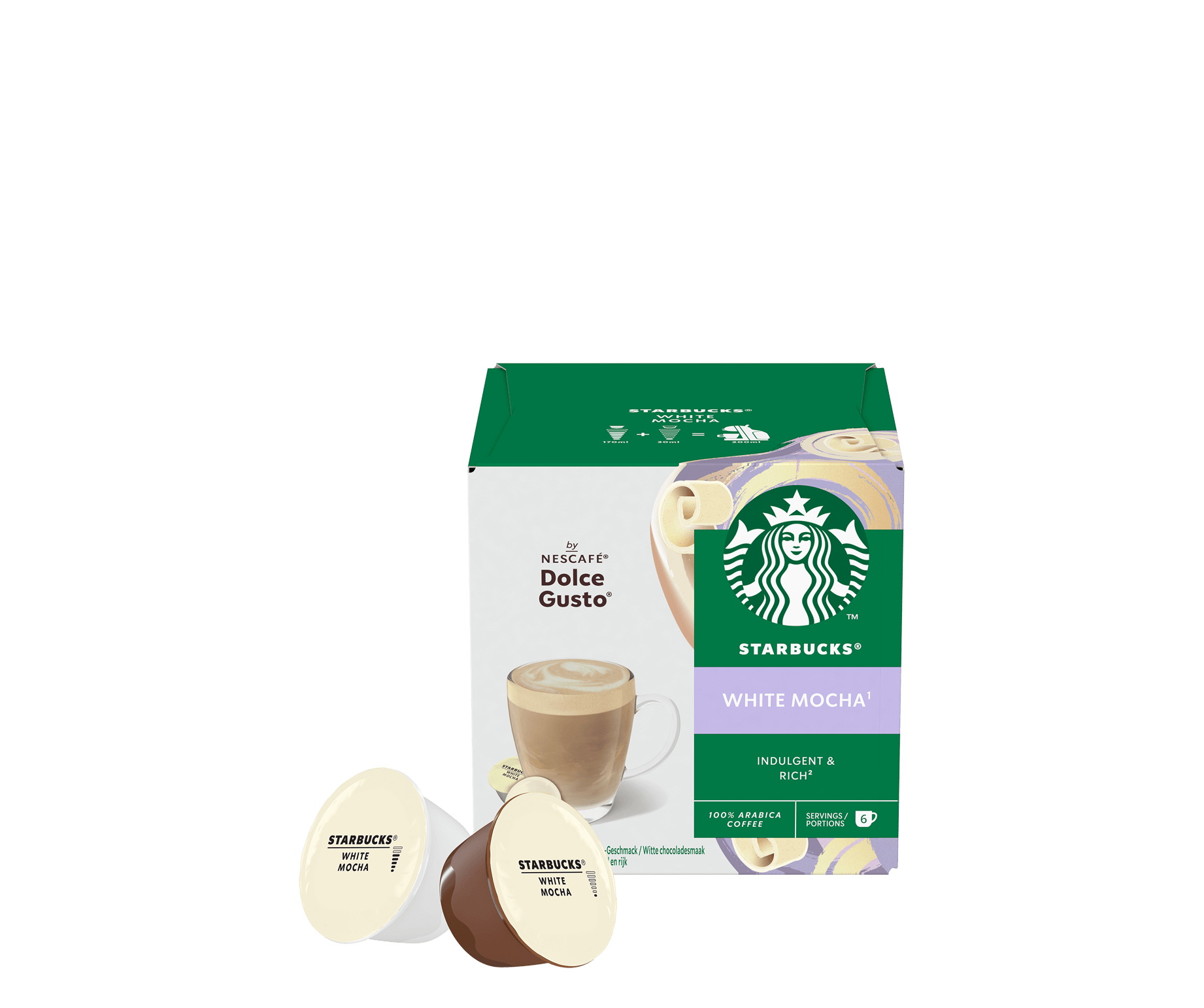 Starbucks® White Mocha by NESCAFÉ® Dolce Gusto®