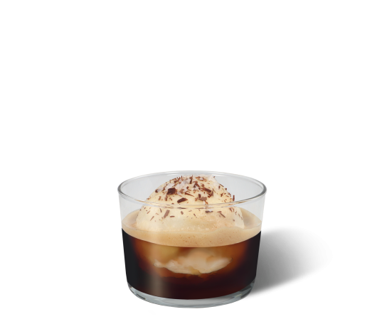 tasse de café d'affogato
