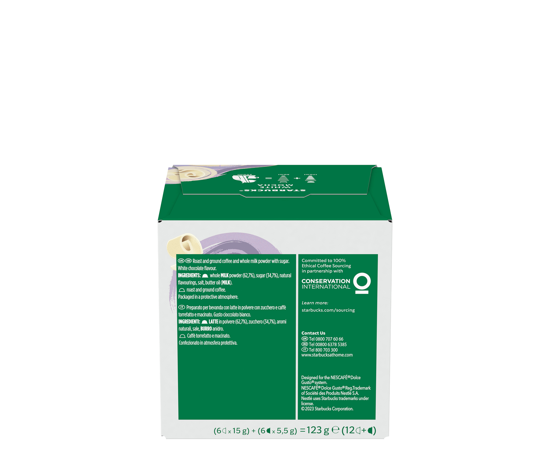 Starbucks® White Mocha by NESCAFÉ® Dolce Gusto®