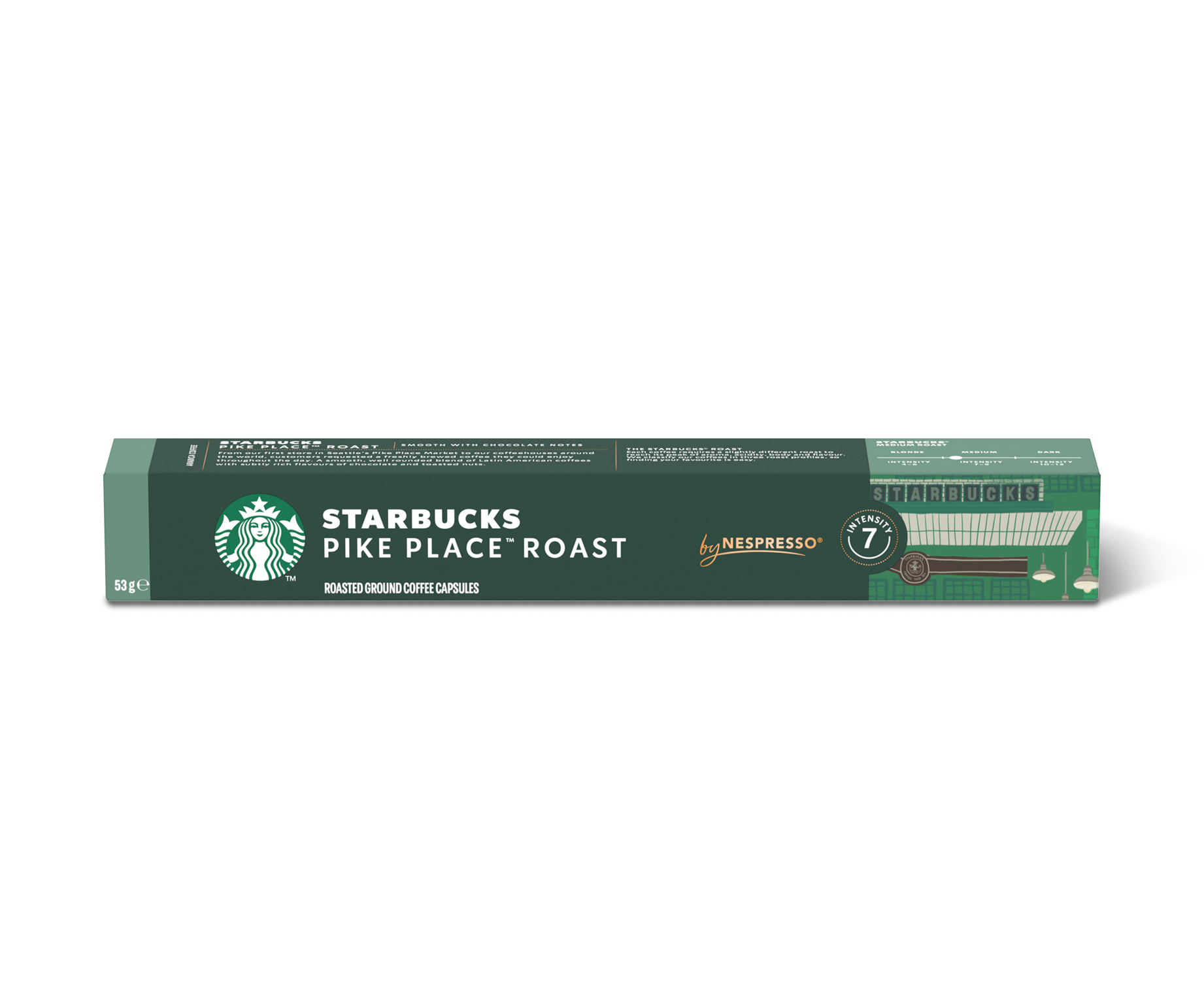 Starbucks by Nespresso Original Line Capsules — Pike Place Roast — 5 boxes  (50 pods) 