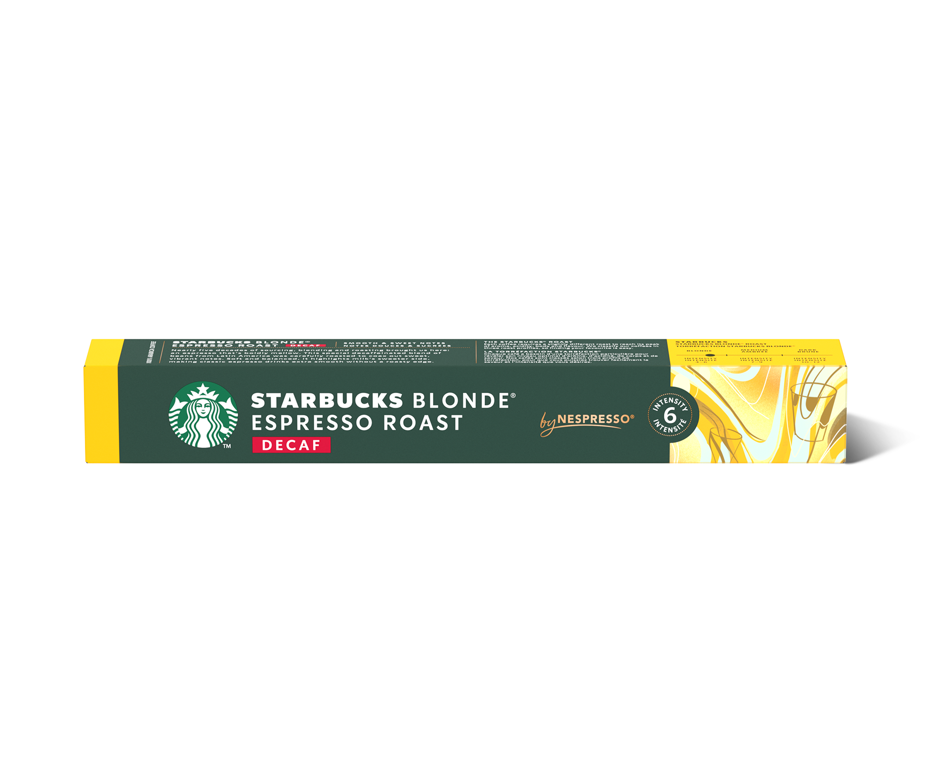 Starbucks® Blonde Espresso Roast Decaf by Nespresso® 