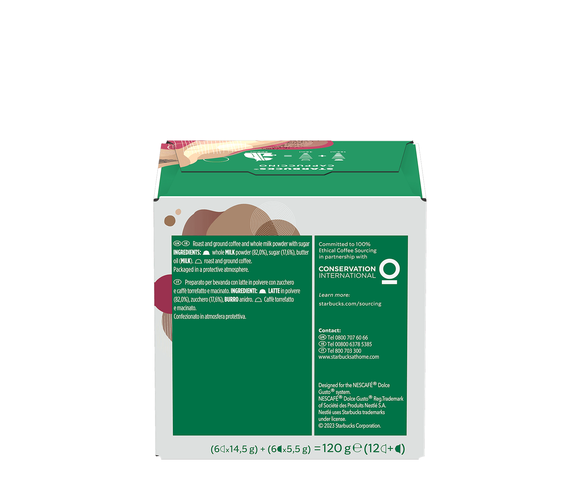 Starbucks® Cappuccino by Nescafe® Dolce Gusto®