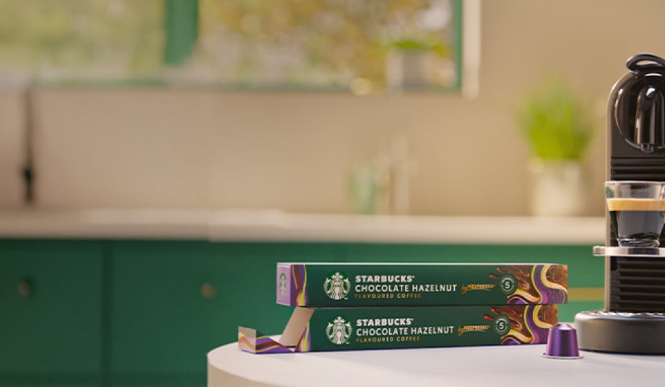 Your warm, chocolate hazelnut daily indulgence.