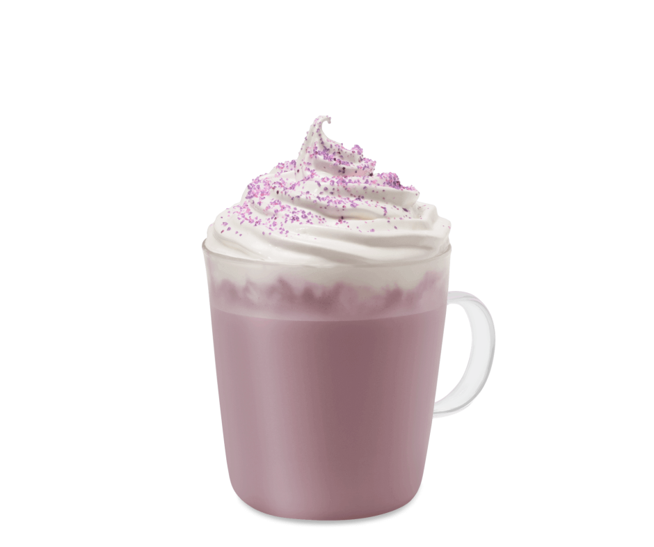 Lavender Latte Coffee Cup