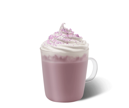 Lavender Latte Coffee Cup