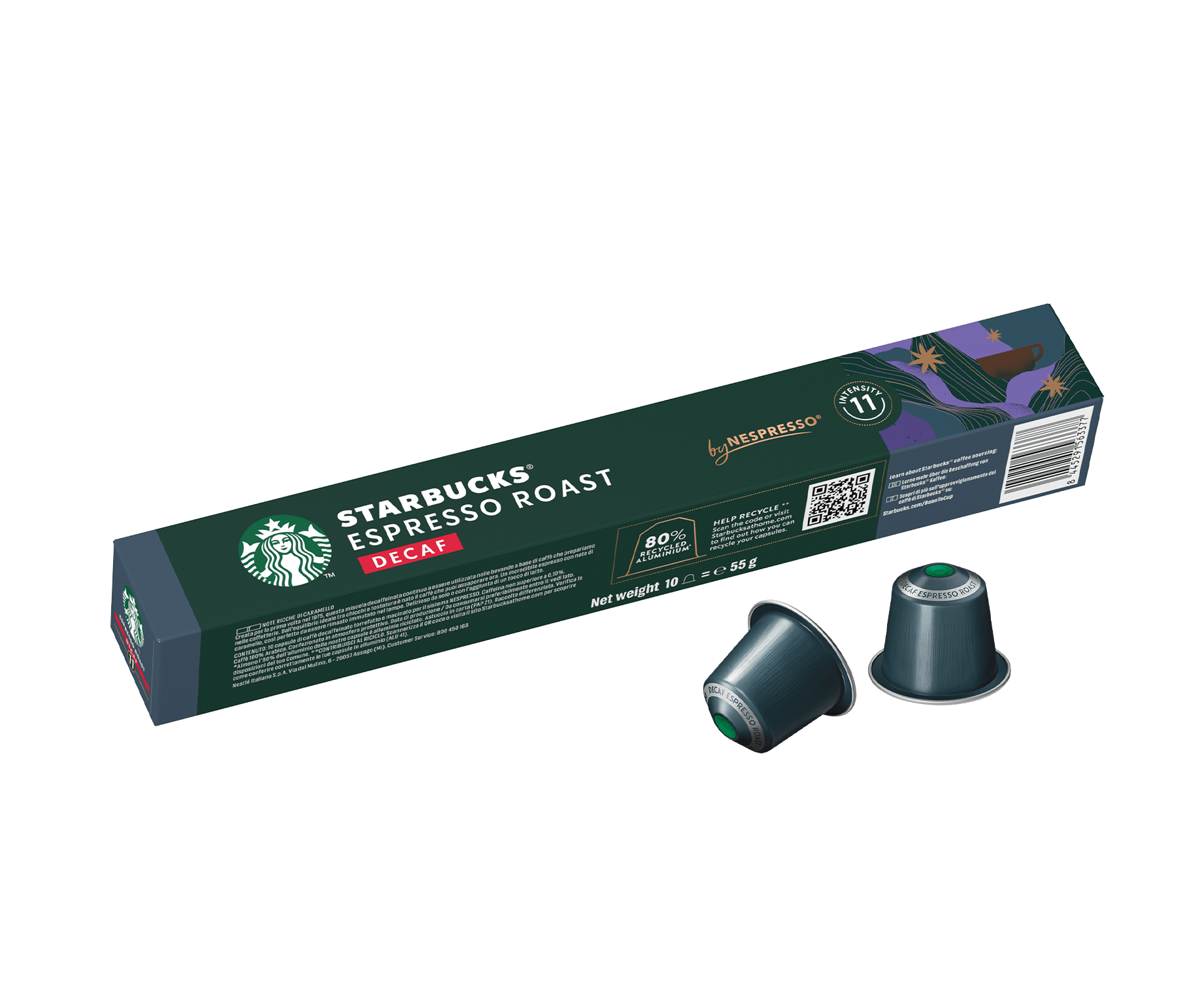 Starbucks® Espresso Roast Decaf by Nespresso®