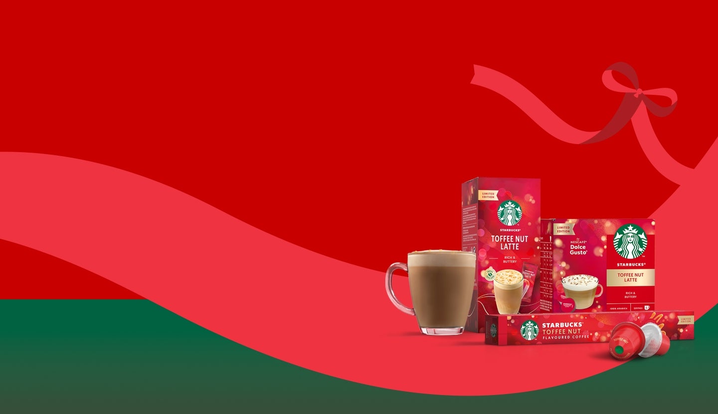 Banner καμπάνιας Starbucks® Holiday Favourites