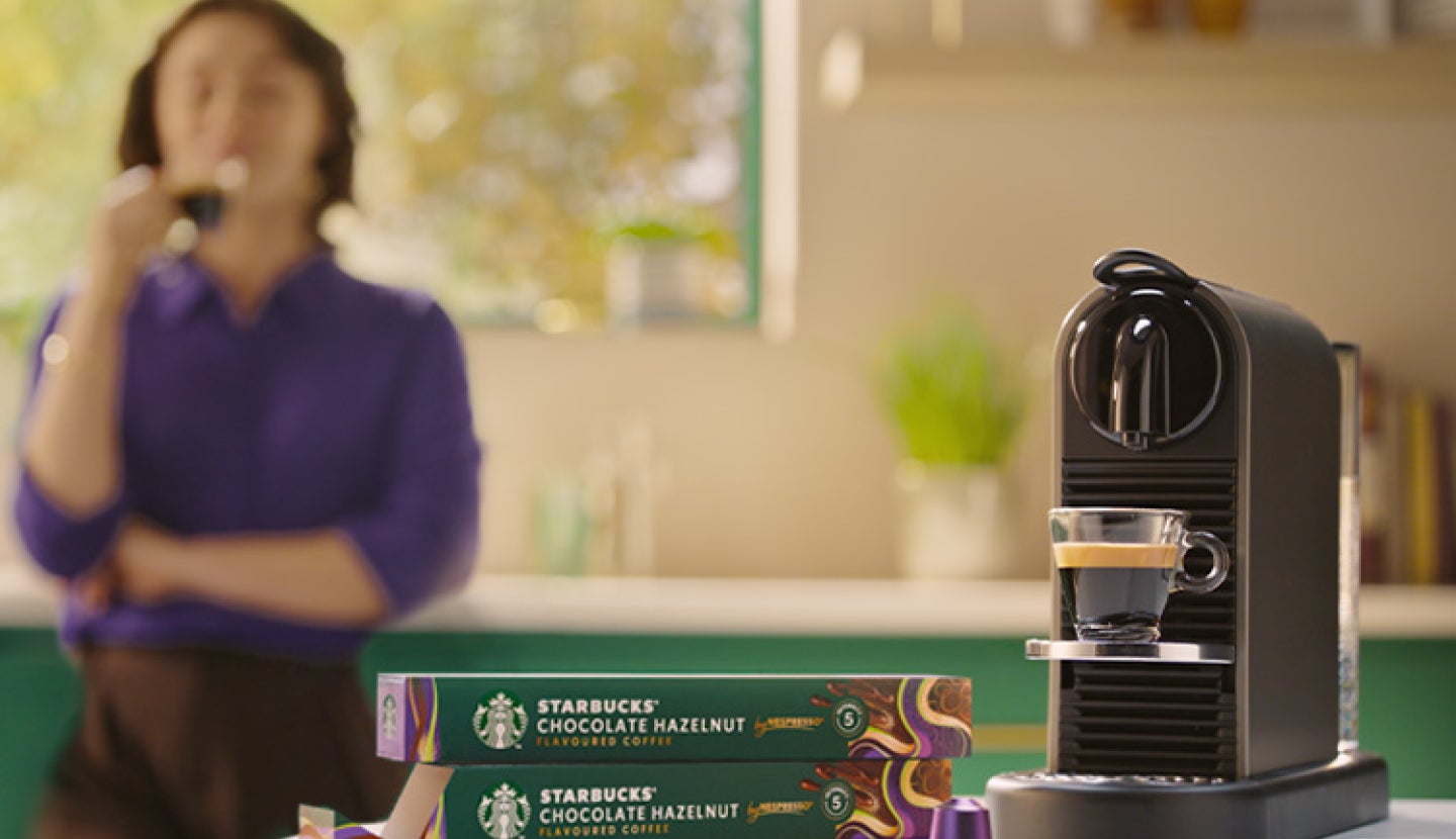 Προϊοντικό Μπανερ  Starbucks® Chocolate Hazelnut