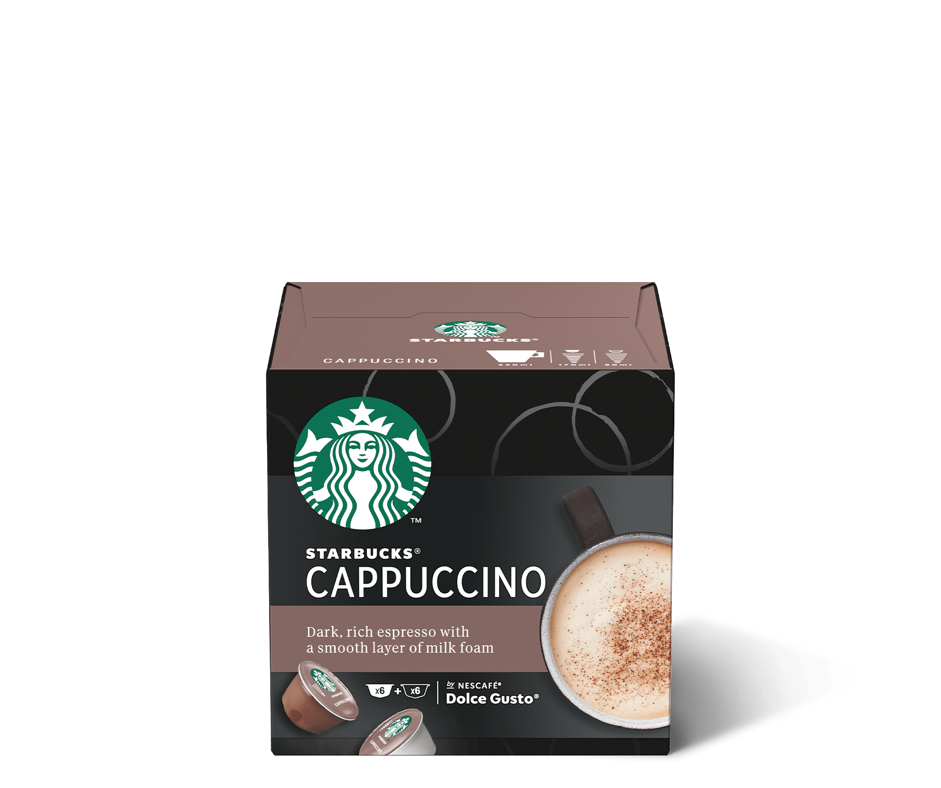 Starbucks kava dolce gusto kapsule cappuccino longshadow vanilla