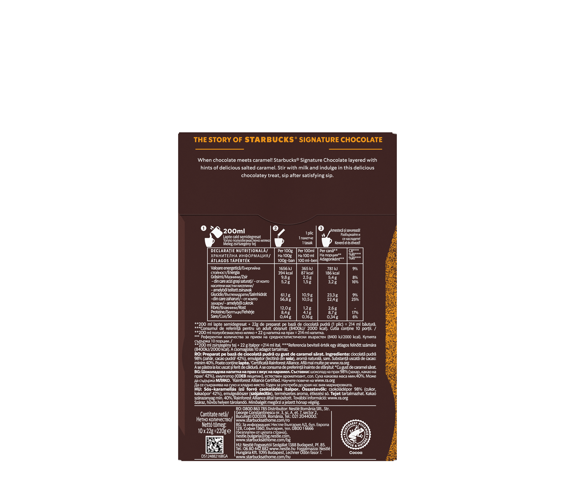 Starbucks® Signature Chocolate Salted Caramel 