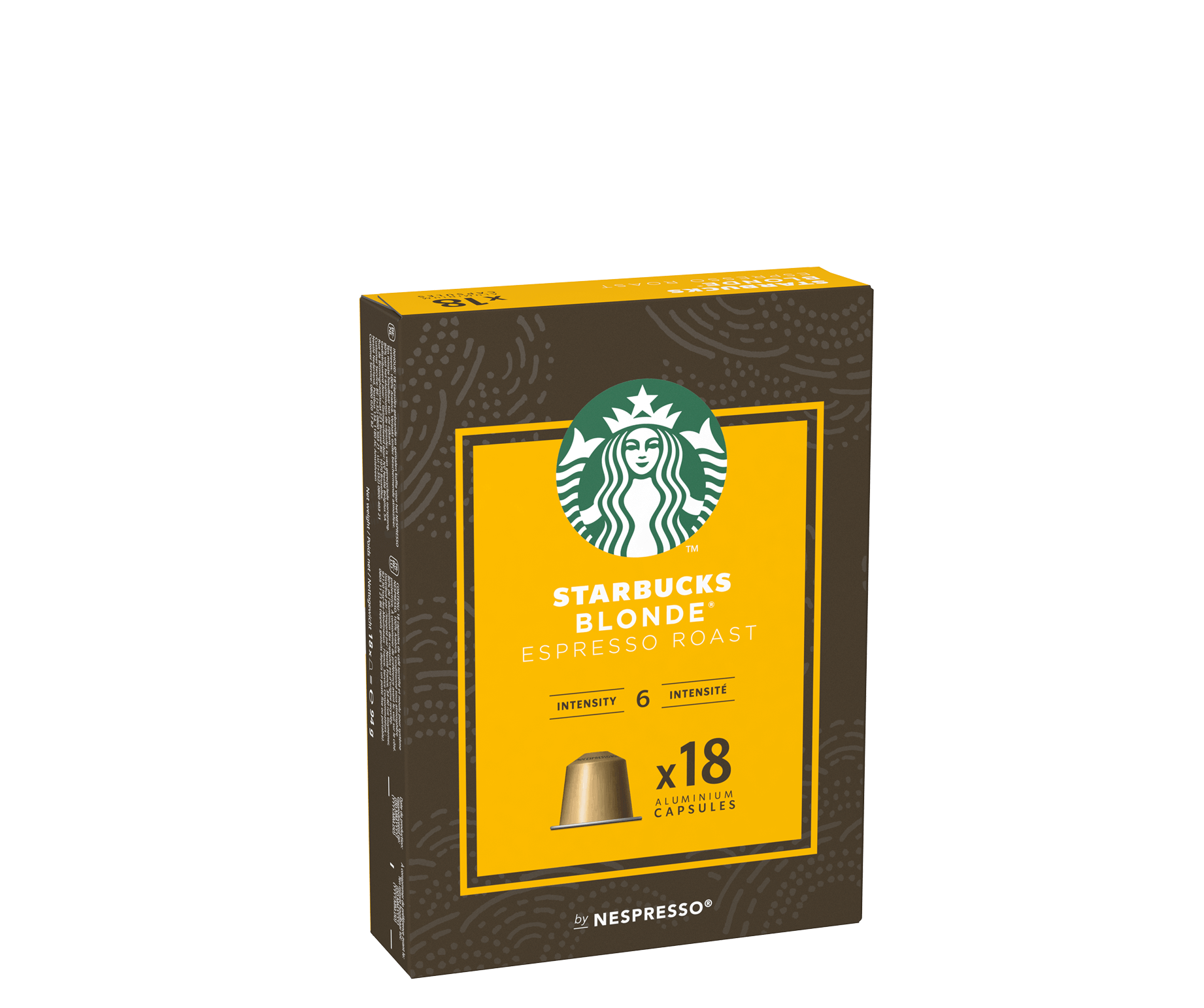 Starbucks Blonde® by Nespresso® - 36 Kapszula - oldalsó nézet