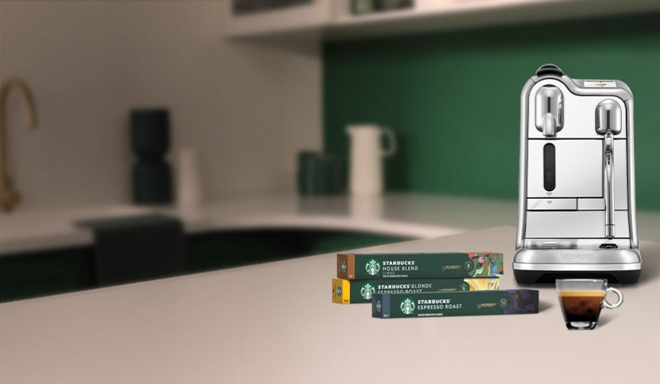 Ez több, mint kávé. Ez Starbucks<sup>®</sup> by Nespresso<sup>®</sup> 