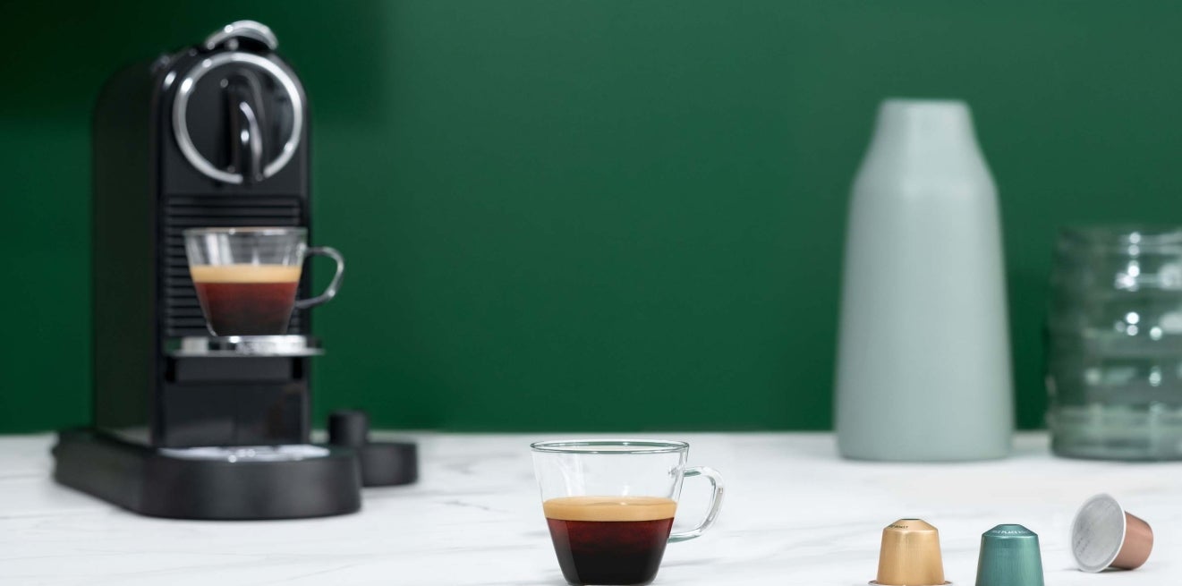 Starbucks® by Nespresso® coffee, product packs and machine