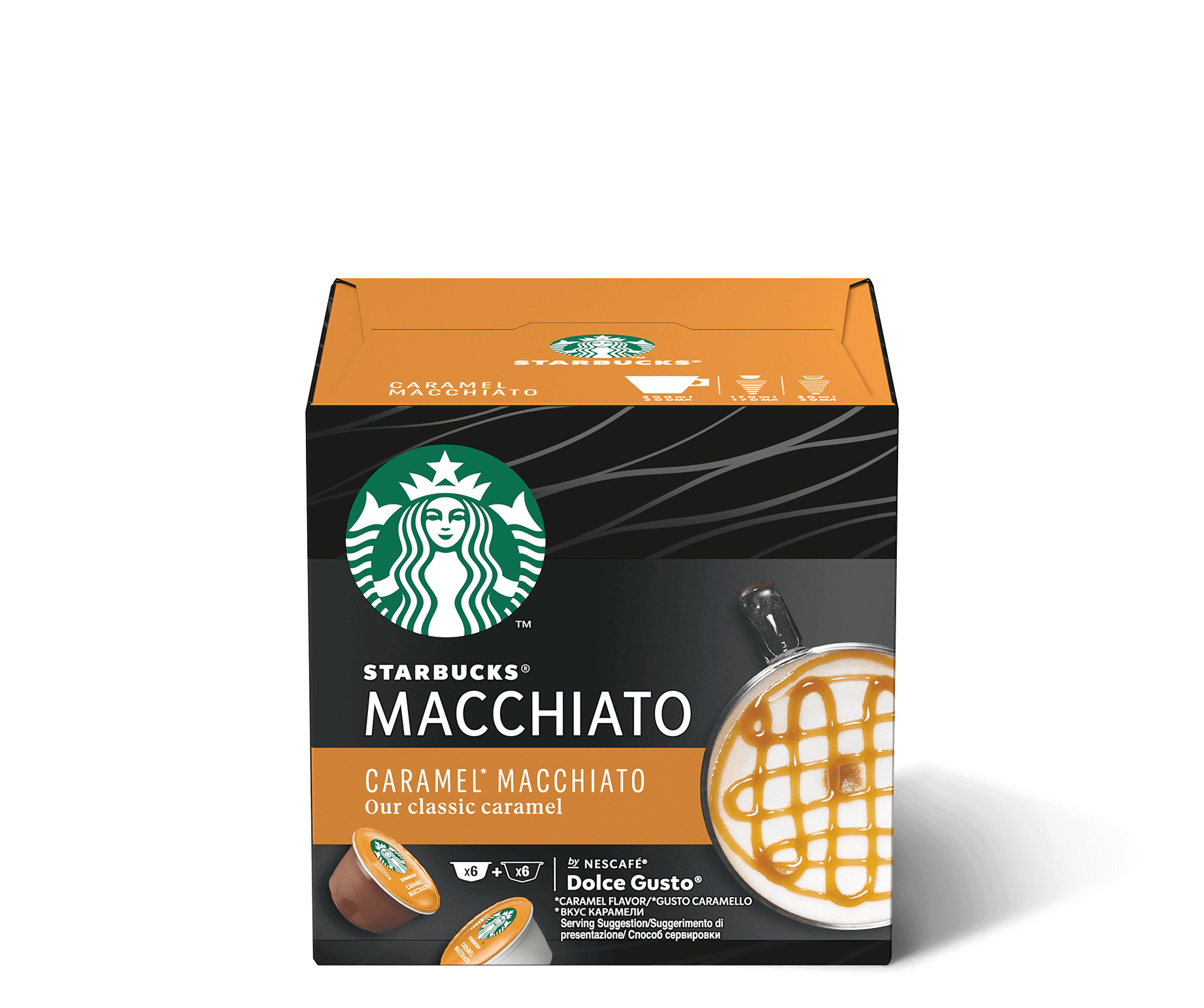 Confezione Capsule Starbucks Caramel Macchiato by Nescafé DolceGusto
