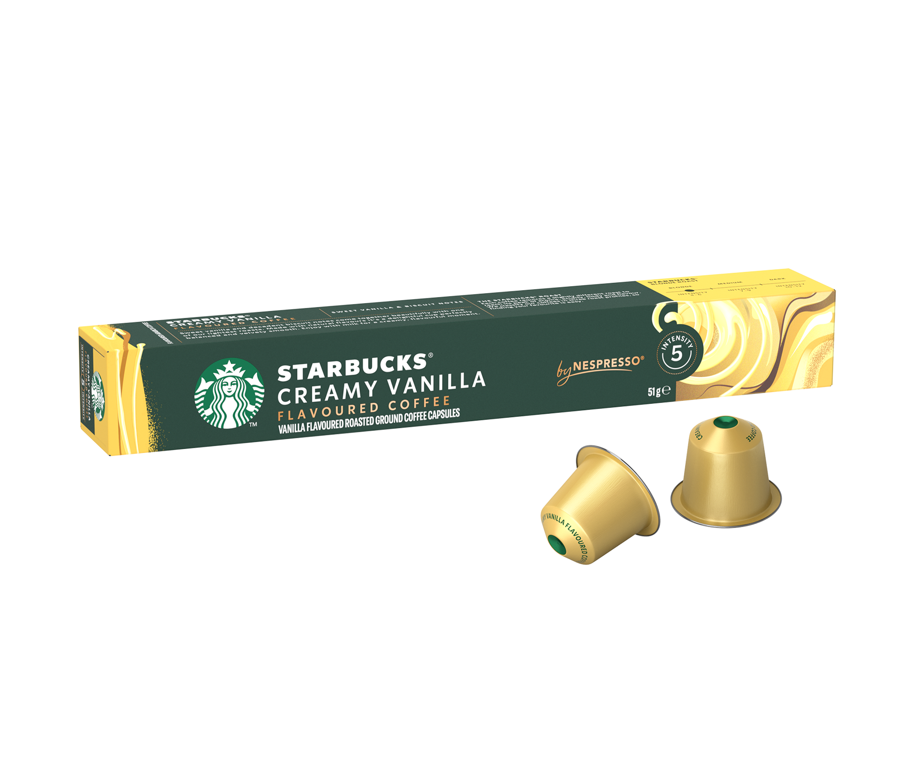 کپسول قهوه استارباکس مدل Creamy Vanilla