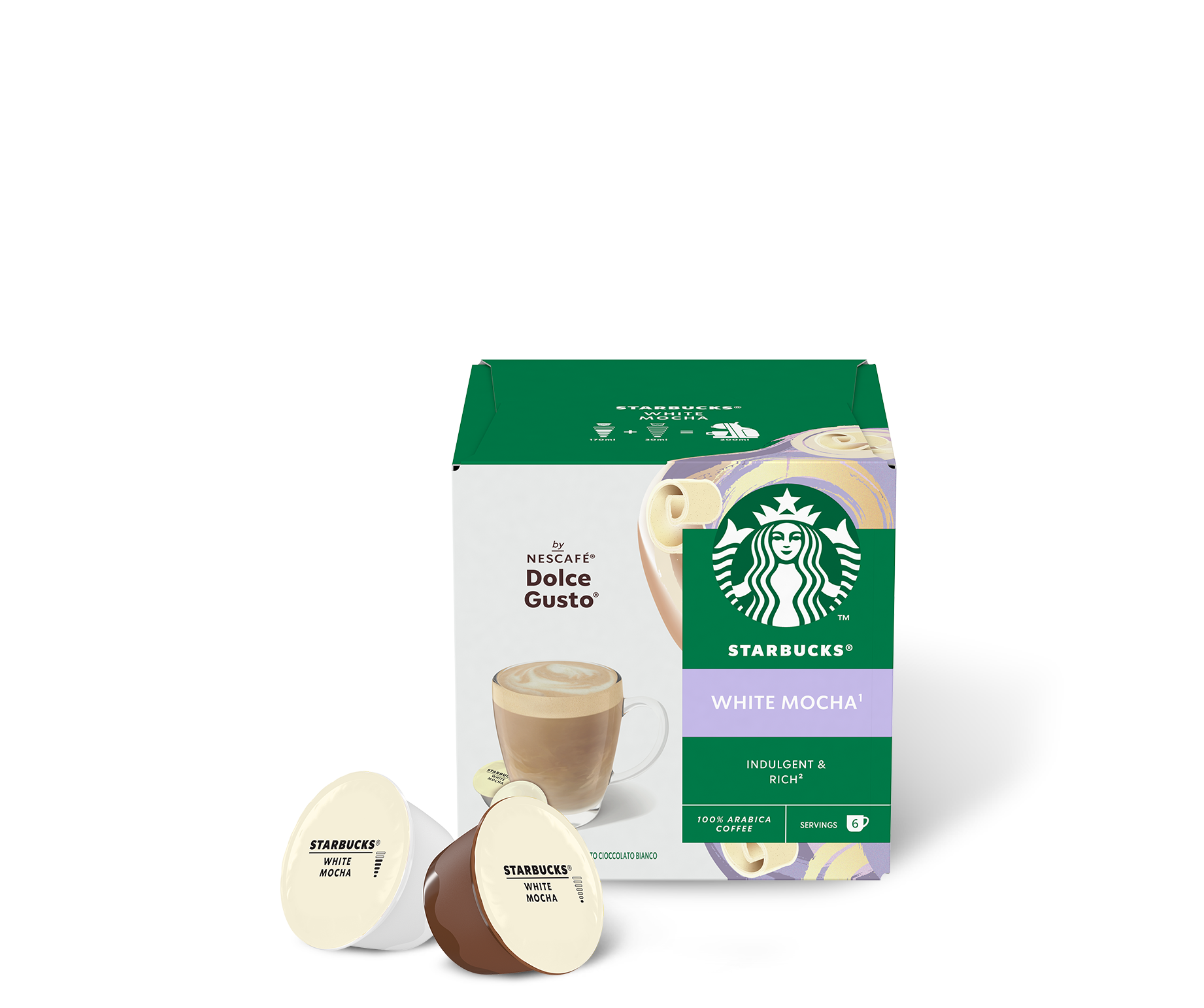 Starbucks® White Mocha by NESCAFÉ® Dolce Gusto®