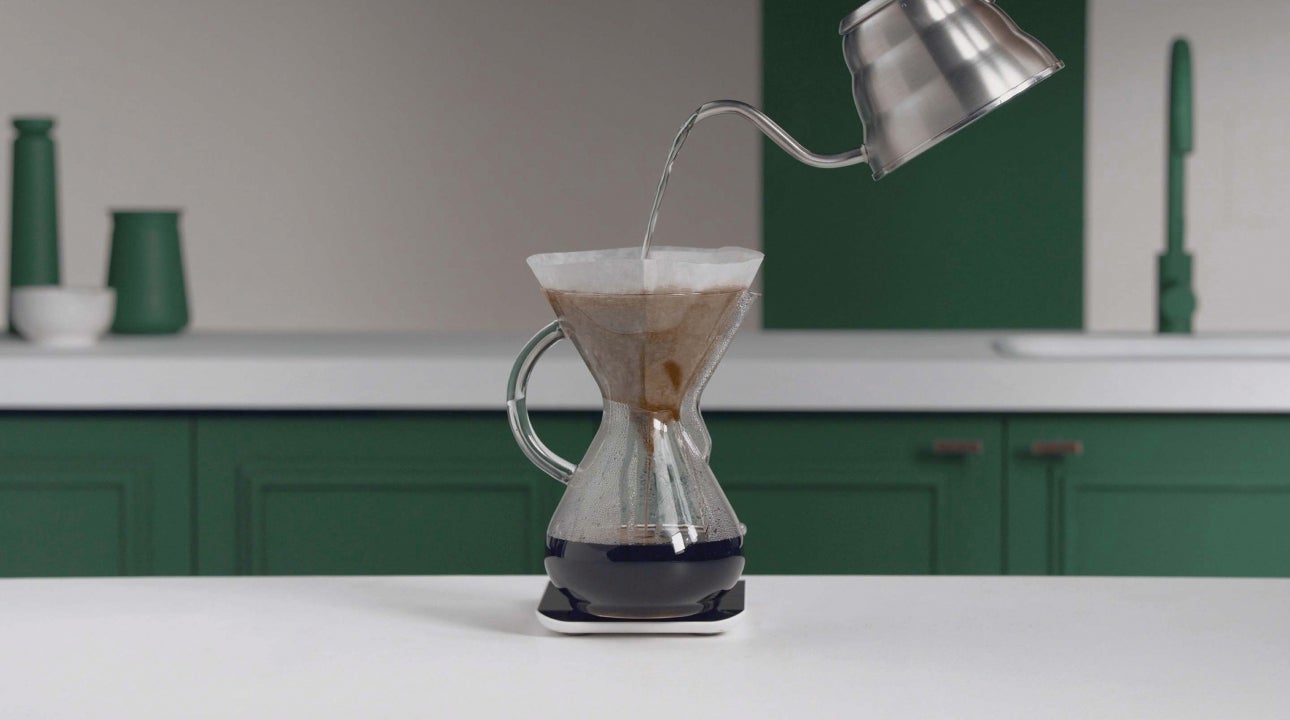Come preparare il caffè con una caffetiera Chemex banner