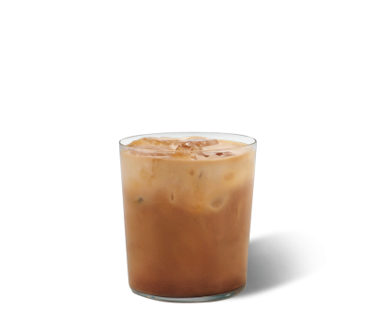 Caffè in ghiaccio con latte di mandorla 