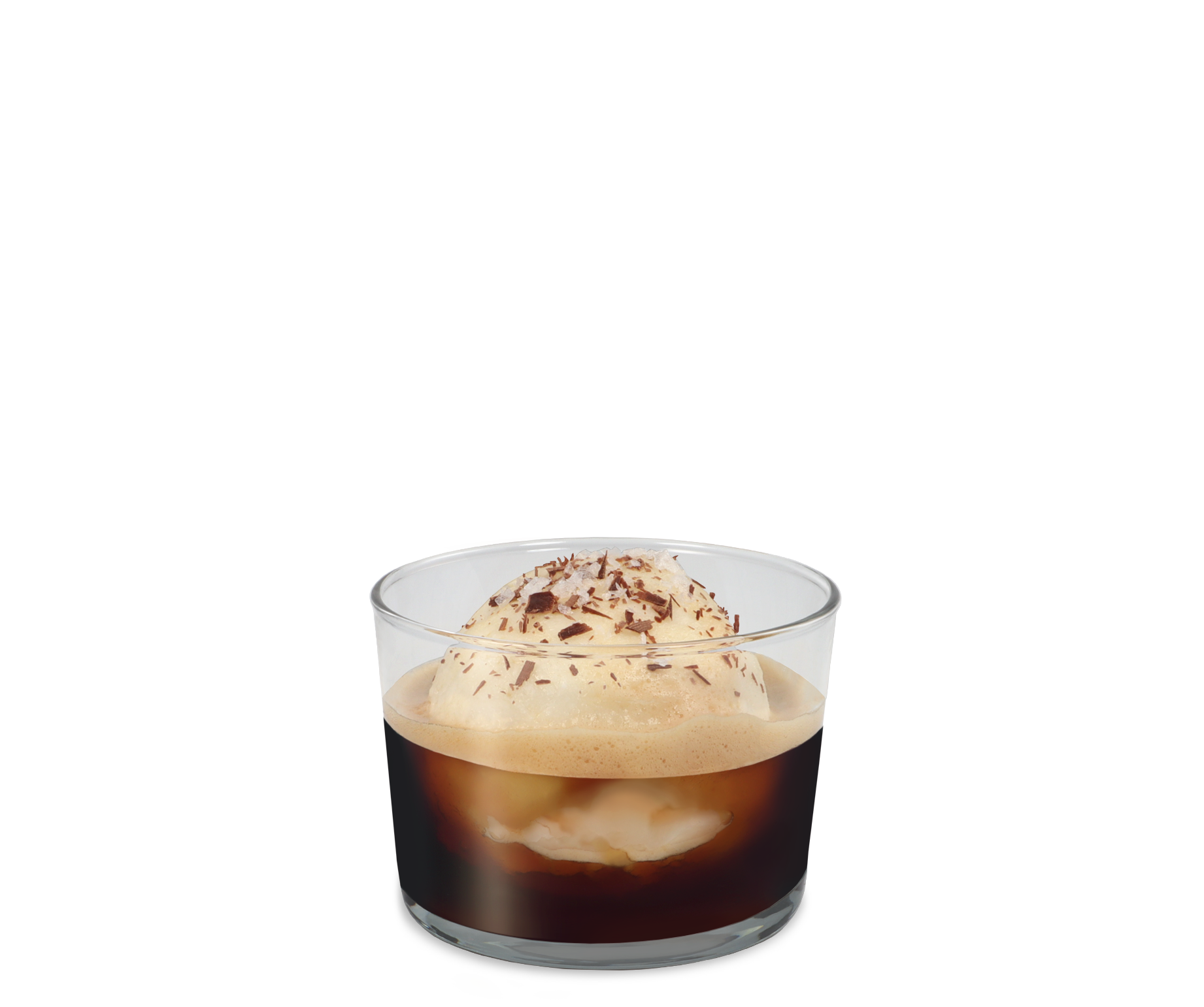 Taza de café de Affogato