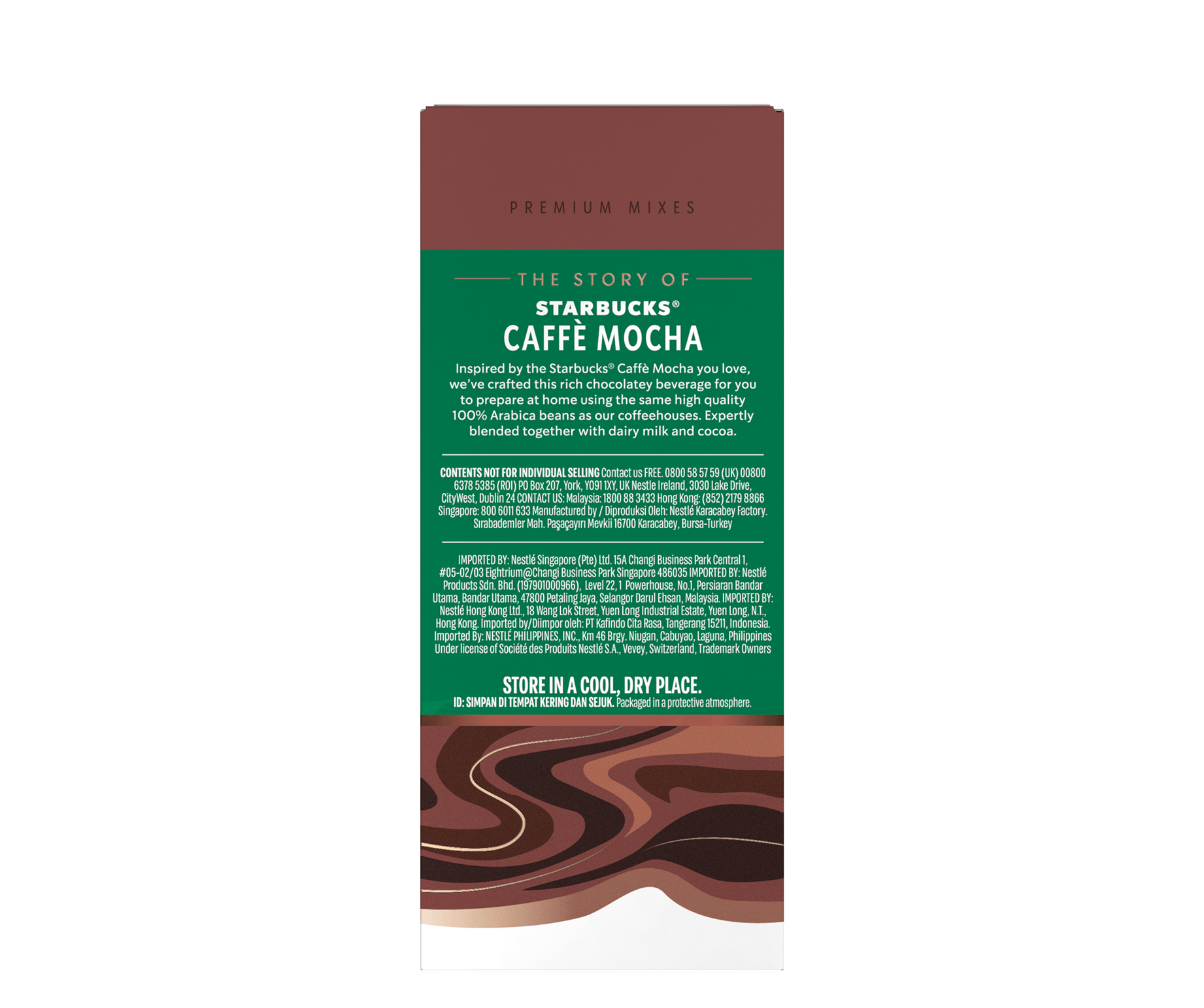 Starbucks® Premium Instant Coffee - back view