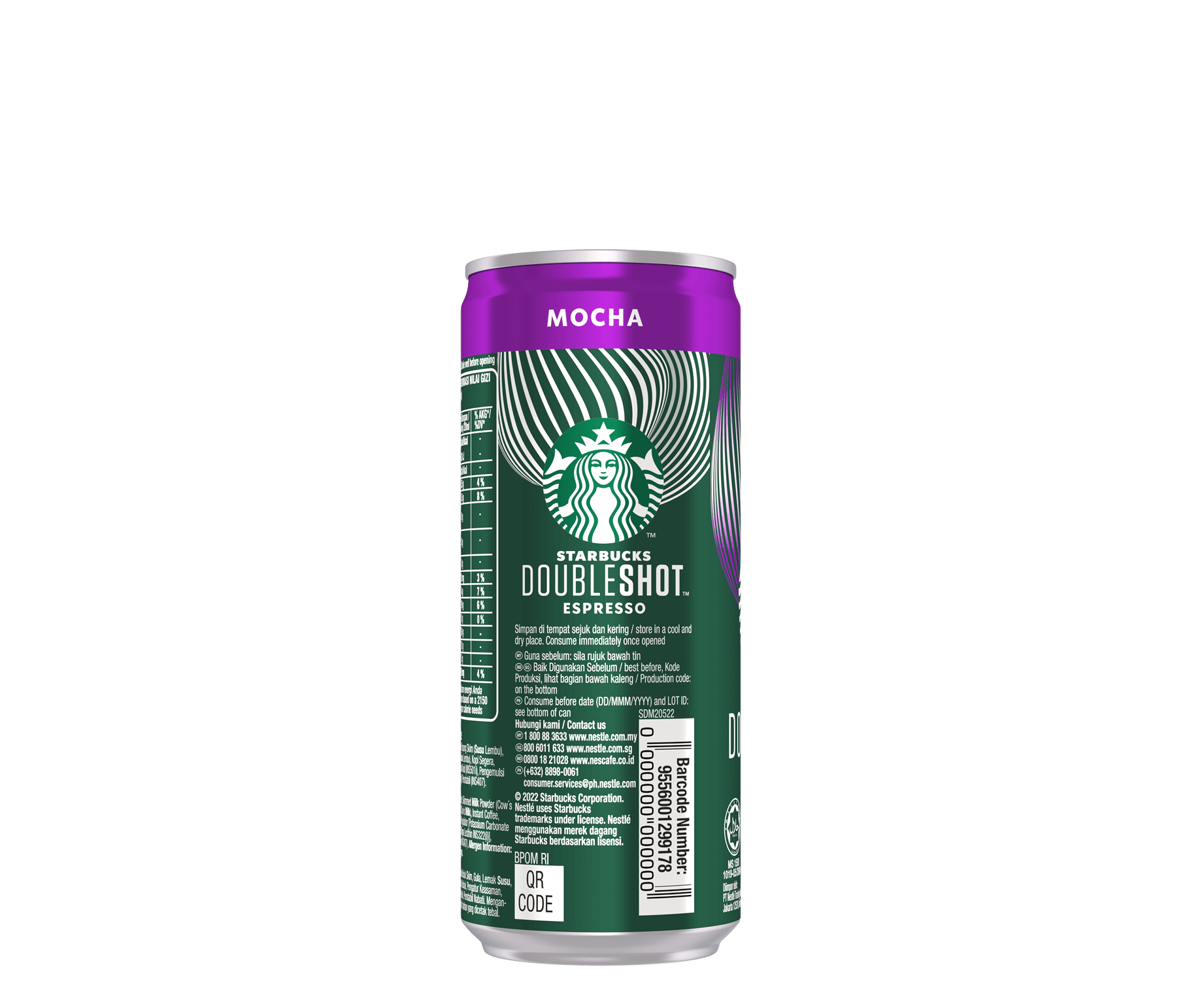 Starbucks Doubleshot™️ Mocha - side view