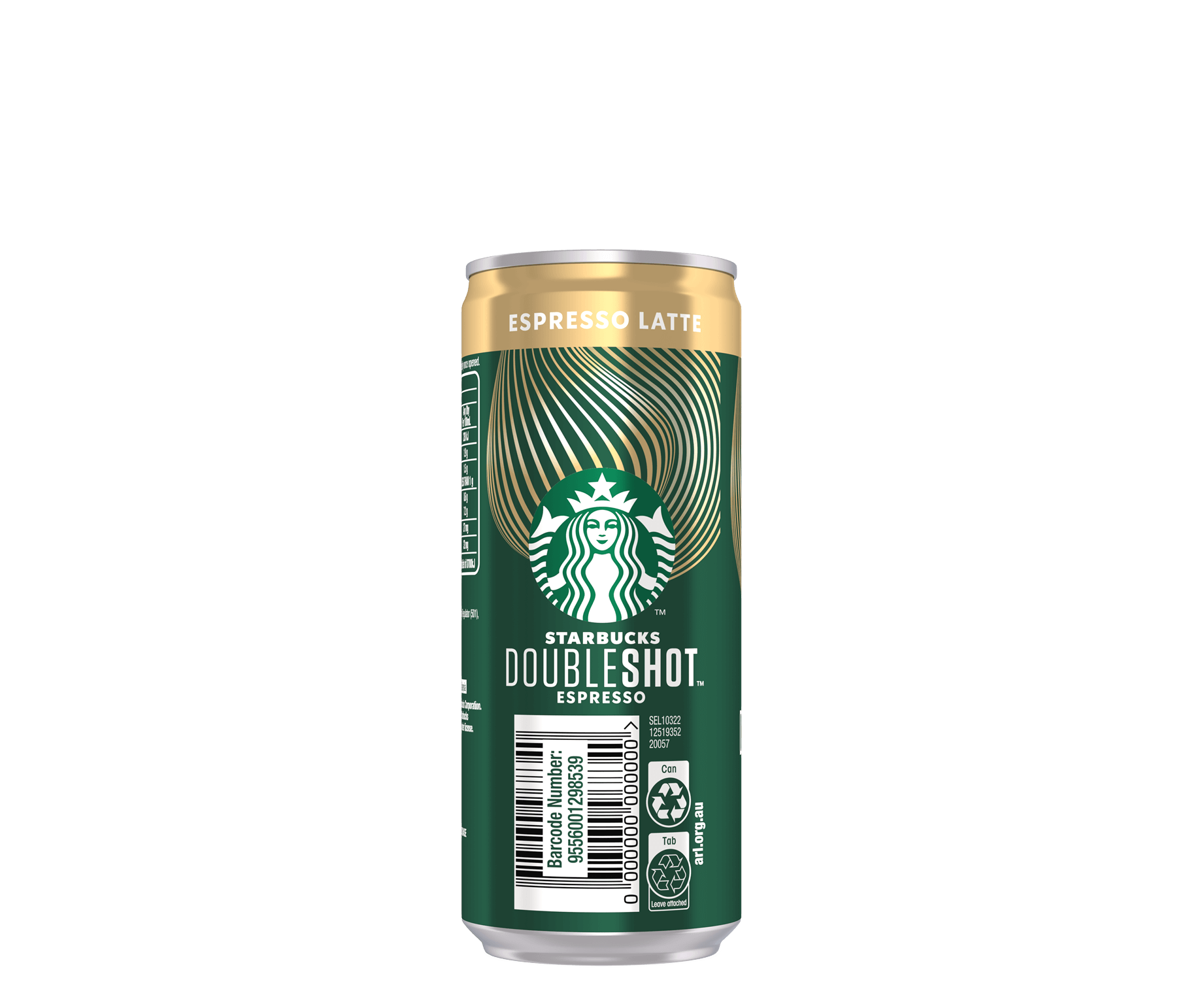 Starbucks® Doubleshot™️ Espresso Latte - side view