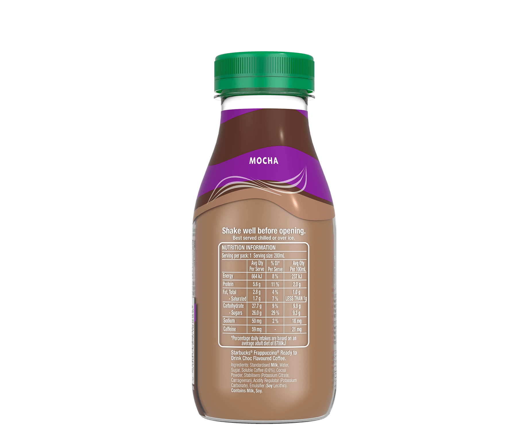 Starbucks® Frappuccino® Mocha - back view