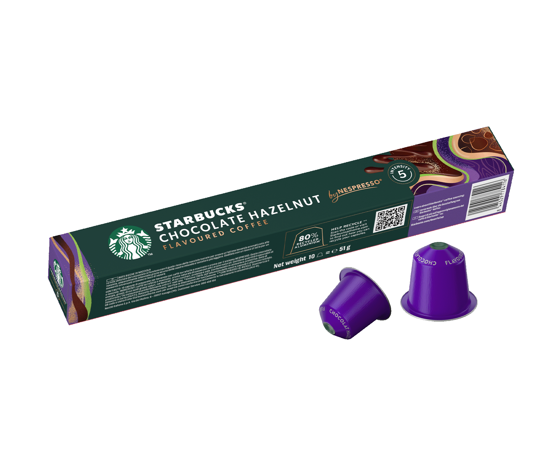 Starbucks® Chocolate Hazelnut by Nespresso®