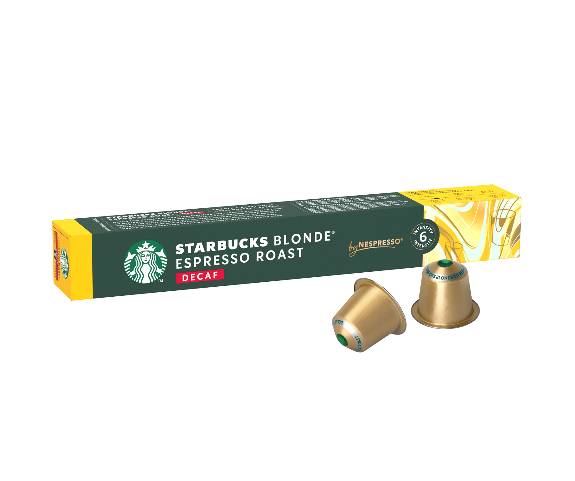 Starbucks Blonde®Decaf Espresso Roast by Nespresso® SIDE