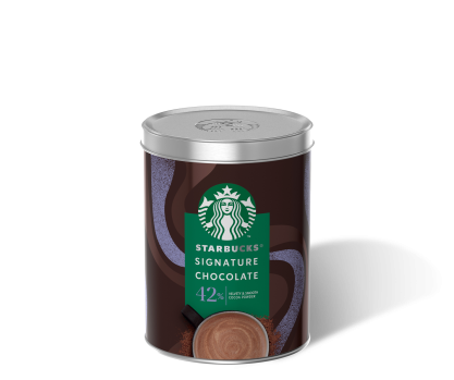 STARBUCKS Signature Chocolate 42% Ciocolata Pudra pentru ciocolata calda, 330 g cutie metal