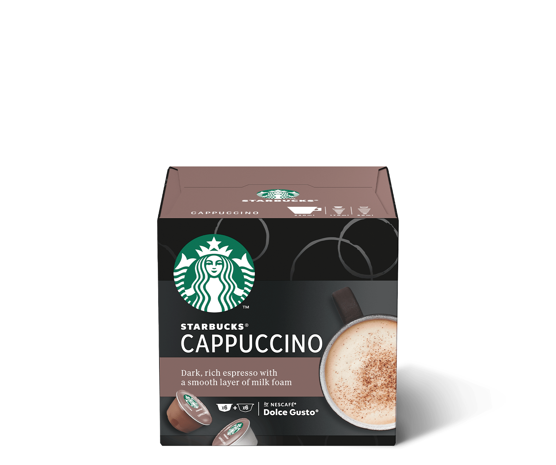 Starbucks Cappuccino Dark espreso with milk foam by NESCAFÉ Dolce Gusto Kapsule za kafu